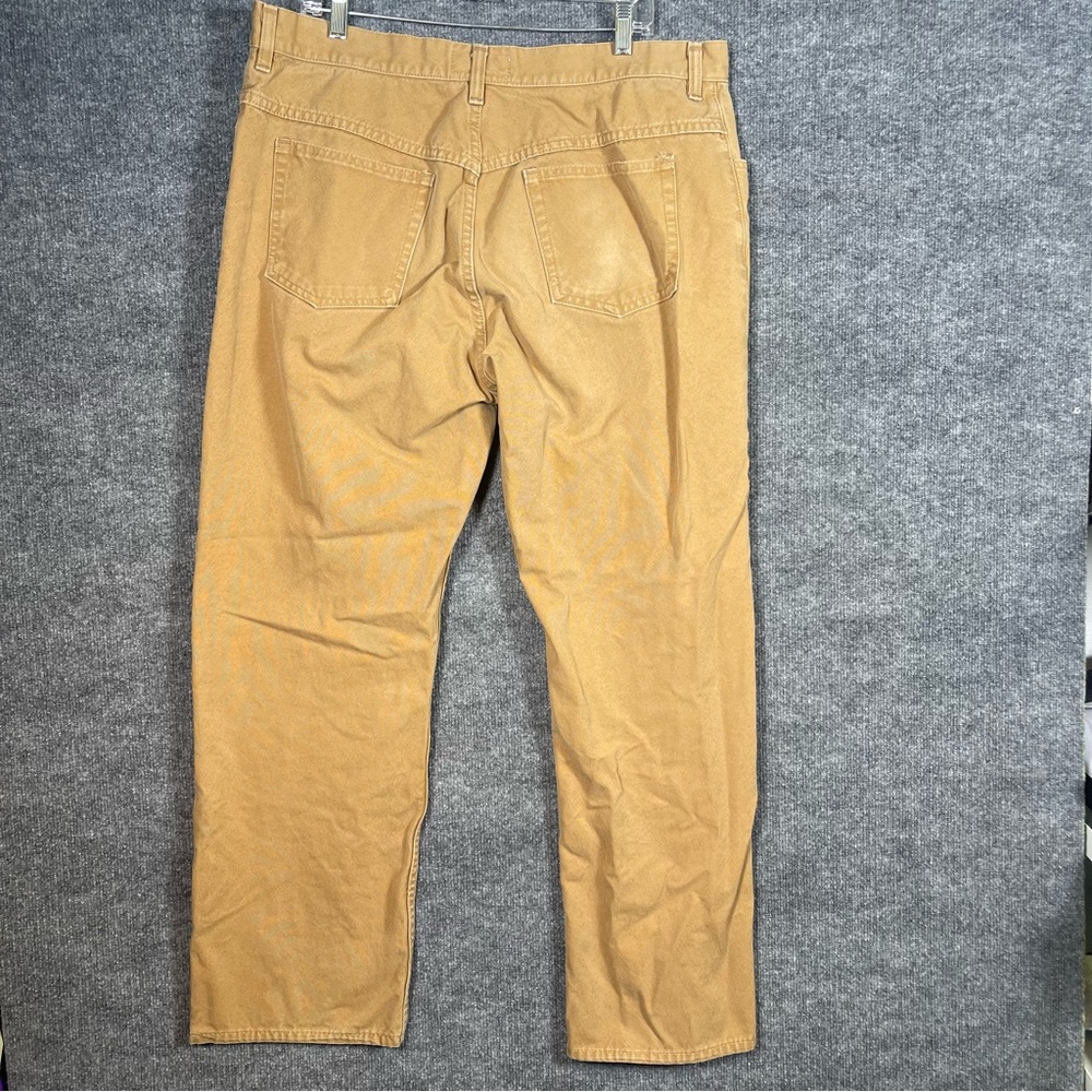 Filson Mens‎ 40X34 Khaki Tan 5 Pocket Canvas Workwear Pants Made in USA - Picture 2 of 14
